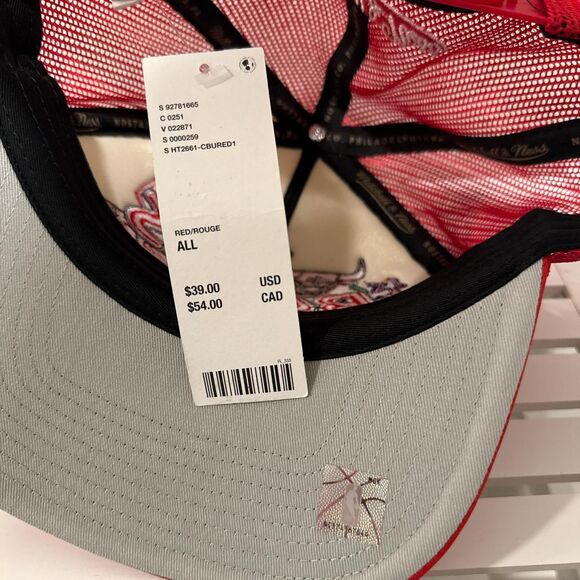 Mitchell & Ness Chicago Bulls NBA snapback hat NWT - Picture 4 of 4